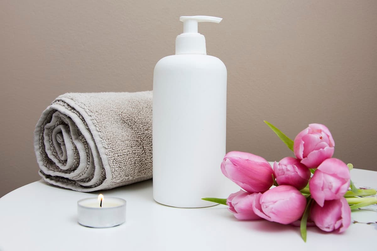 Spa and wellness setting with natural light